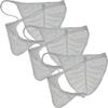 Botmois Men's See-throuhg Cheeky Briefs Bikini String Panties Pucker Back Bikini Briefs Sexy Sheer Underwear 3 Pack(White) M view 1