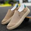 New Large Size Men's Shoes Ice Silk Canvas Shoes Slip-on Casual Shoes view 2