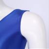 YiZYiF Women's 80s/90s Inspired Glossy Body Suit High Cut One Piece Thong Tank Leotards Swimsuits Blue Medium view 4