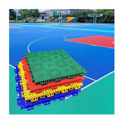 CXKJP 30.5cm Modular Interlocking Floor Tiles, Indoor Outdoor Weatherproof Sports Floors, for Basketball Court Tennis Court Kindergarten (Color : Blue, Size : 10PCS)