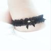 Ealafee 2022 Sexy Lace Wedding Garters for Bride with Bow Party Prom Leg Garter (5-black a, One Size) (GAT08) view 3