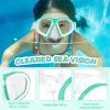 Supertrip Kids Snorkeling Set, Snorkeling Gear for Kids, Children Mask Fin Snorkel Set with Tempered Glass, Snorkel Mask Diving Goggles, Dry Top Snorkel, Adjustable Swim Fins for Boys Girls Age 6-14 view 2