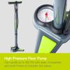 Bike Pump with Gauge by Delta Cycle - Bike Tire Pump with Easy to Read Gauge Fits Schrader and Presta Valves - Compact Air Pump for Bicycles view 2