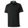 M MAELREG Polo Shirts for Men Short Sleeve Performance Moisture Wicking Quick Dry Casual Collared Mens Polo Shirts Black view 1