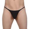 Men's Modal Briefs Underwear Male Posing String Panties Ruched Back Contour Pouch Briefs Black M view 1