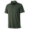 M MAELREG Polo Shirts for Men Short Sleeve Performance Moisture Wicking Quick Dry Casual Collared Mens Polo Shirts Olive Green view 1