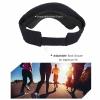 AZJ Sun Visor Hats for Women Men Adjustable UV Protection Outdoor Sports Golf Running Sun Caps (US, Numeric, 6 1/2, Black,White,Khaki,Grey) view 3