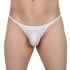 Men's Modal Briefs Underwear Male Posing String Panties Ruched Back Contour Pouch Briefs White M view 1