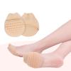 EXCEART Toe Topper Socks Half Socks 2 Pairs Black Skin Color view 2