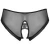 Hedmy Men's Sexy Lingerie Sissy Gay Thongs Briefs Underwear Bow Ultra Low Rise Crossdresser Panties Black X-Large view 2