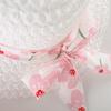 Baby Girl Clothes Floral Summer Outfits Fly Sleeve Bowknot Backless Dress Princess Dress for Newborn Toddler Playsuit with Straw Hat Sundress Pink-Floral 18-24 Months view 4