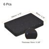 uxcell Treadmill Mat-4.7"x3.2" Exercise Equipment Mat for Floor Protection Sound Reduction, Black Blue 6Pcs view 2
