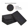 uxcell Treadmill Mat-4.7"x3.2" Exercise Equipment Mat for Floor Protection Sound Reduction, Black Blue 4Pcs view 3