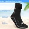 Gimilife Neoprene Socks, 3MM Water Socks for Women Men, Diving Wetsuit Sock for Beach Volleyball Snorkeling Surfing view 4