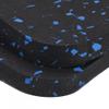 uxcell Treadmill Mat-3.9"x3.9" Exercise Equipment Mat for Floor Protection Sound Reduction, Black Blue 4Pcs view 4