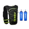 Hydration Pack Backpack 5L Running Hydration Vest Cycling Water Rucksack Trail Marathon Race Ultra Light Black with 2x500ml Bottles view 1