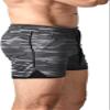EVERWORTH Men's 2 in 1 Workout Shorts 5" Quick Dry Gym Shorts Bodybuilding Short Shorts Compression Shorts with Zipper Pocket Camo US S view 2