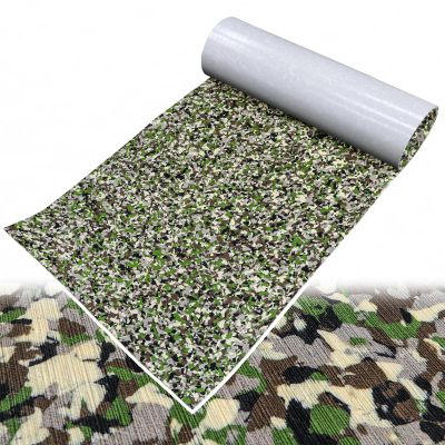 Boat Flooring Foam Camo Boat Decking Self Adhesive Marine Non Slip Mats 94.5"x16.1" Marine Foam Decking for Yacht Fishing Boat Kayak Deck Cooler Tops Pontoon Cooler Tops Golf Cart RV Flooring and More