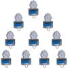 Edearkar LED Fishing Light (10-Pack) Underwater Deep Drop Lights Waterproof Diamond Tubular Underwater Fishing Lure Blue Light Attractants for Tuna Swordfish view 1
