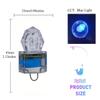Edearkar LED Fishing Light (10-Pack) Underwater Deep Drop Lights Waterproof Diamond Tubular Underwater Fishing Lure Blue Light Attractants for Tuna Swordfish view 2