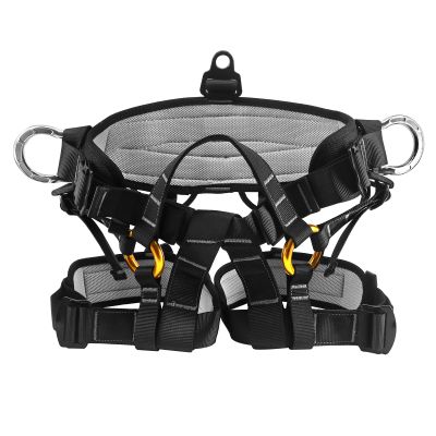 NewDoar Adjustable Thickness Climbing Harness, CE Certification Wider Half Body Harness for Rock Rappelling Fire Rescuing Tree Climbing Gear (Tree Climbing)