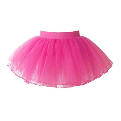 easyforever Kids Flower Girls Puffy 3 Hoops Waist Drawstring Petticoat Wedding Pageant Party Dress Crinoline Underskirt 4 Layer Hot Pink 11-16 Years