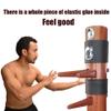 DYK&NX Wing Chun Wooden Dummy Punch Pad, Wing Chun Kung Fu Wooden Dummy Head Pad, 2 in 1 Set for Training Boxing Kung Fu Kick view 4