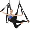 Aerial Yoga Hammock 6 Handle Set - Antigravity Yoga, Inversion Exercises, Improved Flexibility & Core Strength (Black) view 3