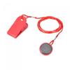 uxcell Fitness Magnet Key, 32mm Dia. Shell, 28mm Dia. Magnet, Universal Safety Lock for Most Treadmill, Red view 3
