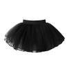 easyforever Kids Flower Girls Puffy 3 Hoops Waist Drawstring Petticoat Wedding Pageant Party Dress Crinoline Underskirt 4 Layer Black 6-11 Years view 1