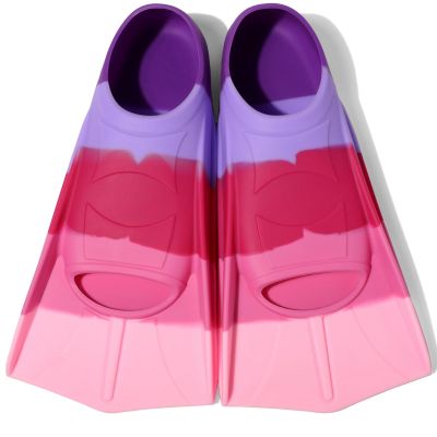 Azuunye Kids Swim Fins,Short Swimming Flippers,Swim Training Fins for Lap Swimming,for Children Girls Boys Beginners
