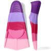 Azuunye Kids Swim Fins,Short Swimming Flippers,Swim Training Fins for Lap Swimming,for Children Girls Boys Beginners view 2