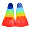 Azuunye Kids Swim Fins, Short Blade Non-Slip Heel Pool Training Flippers for Youth Lightweight Design Small view 1
