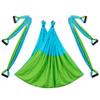 Aerial Yoga Hammock 6 Handle Set - Antigravity Yoga, Inversion Exercises, Improved Flexibility & Core Strength (Sky Blue and Fruit Green) view 4