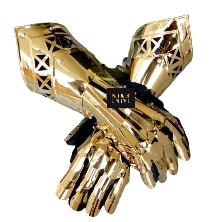 Medieval Knight Gauntlet Armor Functional Finger Gaurd Cosplay LARP