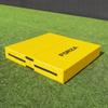 FORZA Rugby Crash Mats - Small (71in x 46in x 12in) | Folding Rugby Training Equipment | Yellow/Black view 1
