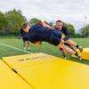 FORZA Rugby Crash Mats - Small (71in x 46in x 12in) | Folding Rugby Training Equipment | Yellow/Black view 4