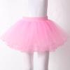 easyforever Kids Flower Girls Puffy 3 Hoops Waist Drawstring Petticoat Wedding Pageant Party Dress Crinoline Underskirt 4 Layer Pink 6-11 Years view 3
