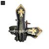 Knight Antique Gauntlet Armor Fully Functional Finger Armor Cosplay LARP view 3