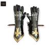 Knight Antique Gauntlet Armor Fully Functional Finger Armor Cosplay LARP view 4