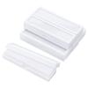 BENECREAT 6-Pack Gemstone Display Box - 4"x1"x0.8" White Rectangle Jewelry Box with Clear Lid & Sponge Cushion - Gift Packaging for Rings, Necklaces view 1