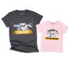 TEEAMORE Daddy's Little Helper Shirt Matching Father and Sons Mechanic Graphic Toddler T-Shirts Dark Grey Heather view 1