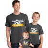 TEEAMORE Daddy's Little Helper Shirt Matching Father and Sons Mechanic Graphic Toddler T-Shirts Dark Grey Heather view 2
