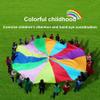 Solitaries Children Rainbow Playing with Parachute, Parent-Child Interaction, Birthday Party Multiplayer Cooperative Game view 2