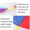 Solitaries Children Rainbow with Handle Playing with Parachute, Outdoor Kindergarten Arm Strength Parachute Toy (Color : Diameter, Size : 6m) view 3