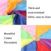 Solitaries Children Rainbow with Handle Playing with Parachute, Outdoor Kindergarten Arm Strength Parachute Toy (Color : Diameter, Size : 6m) view 4