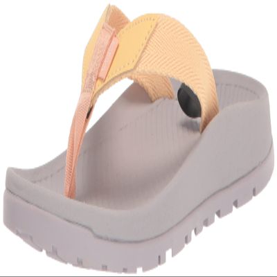 Chaco Women's Lowdown Flip Flop, Peach Sherbet, 6