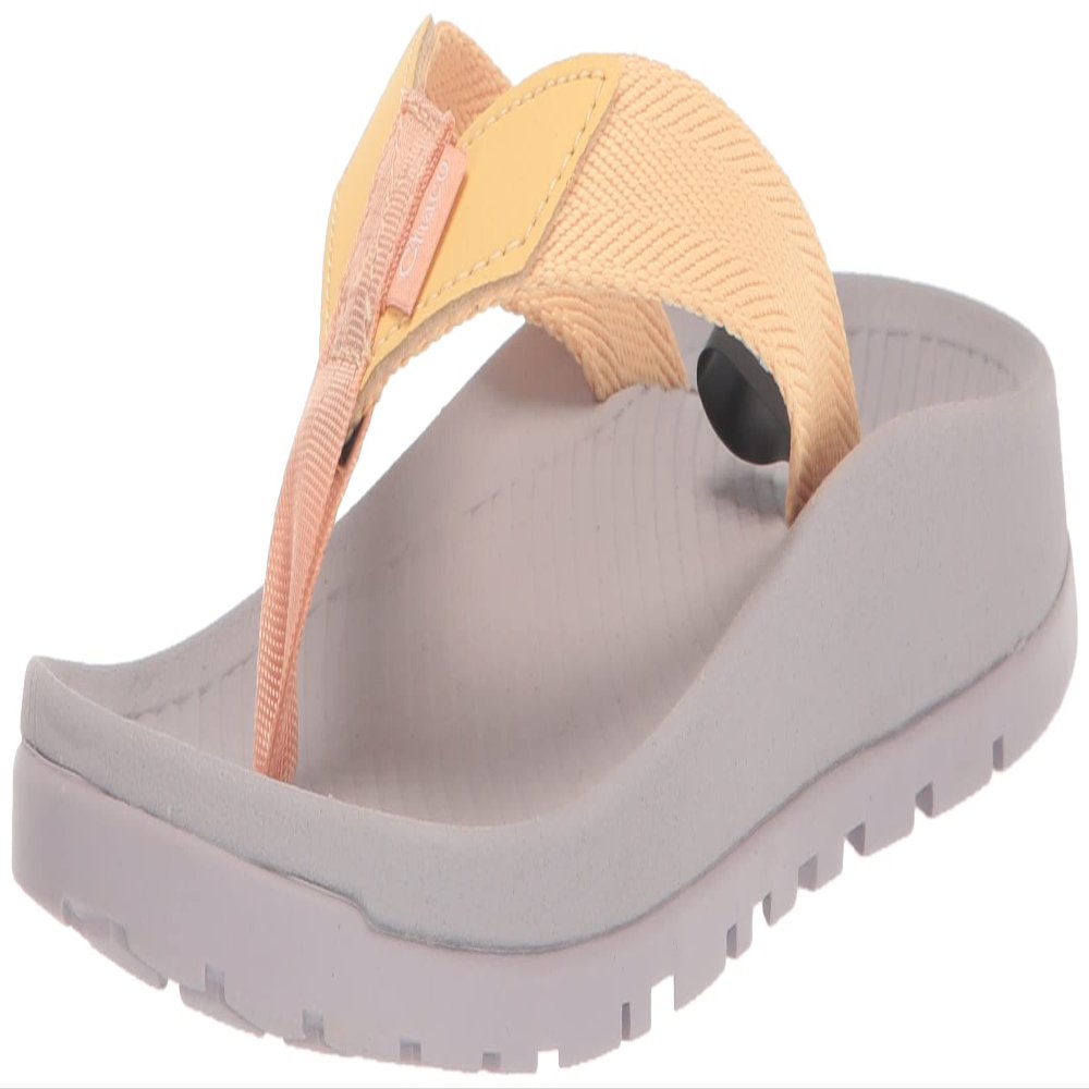 Chaco Women's Lowdown Flip Flop, Peach Sherbet, 6