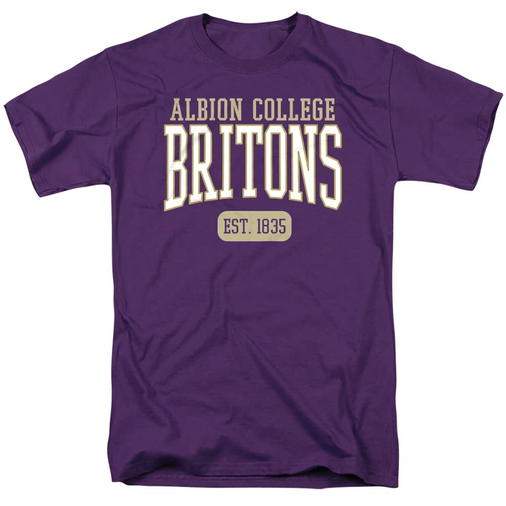 Albion College Official Est. Date Unisex Adult T Shirt,Albion College, Large