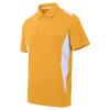 Corna Men's Big and Tall Polo Shirts Moisture Wicking Performance Short Sleeve Golf Shirts Yellow 5XL view 1